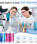 Scientists in lab testing Crystal Clear Epoxy Resin Kit 1 Gallon Self Leveling For Coating And Casting High Gloss Bubbles Free Resin