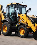 8 Ton Front End Loader And Backhoe Combo With Hydraulic Digging Arm For Construction Sites, Road Maintenance And Agriculture