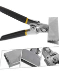 Manual Metal Bender Tool For Sheet Metal Folding And Flattening, Duckbill Pliers With Non Slip Chrome Vanadium Handle
