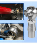 Hella Durable 0.75 Inch Heim Joint Rod Ends Set showing steel design for improved steering linkage and traction bars.