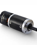 Outrunner Planetary Gear Brushless Motor 2830 with 28 mm gearbox and 6 mm shaft, side view, for robotics and automation projects.