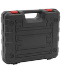 Black carrying case for 21V Cordless Metal Cutting Shear With 600W Power And 360 Degree Swivel Head, durable and lightweight.