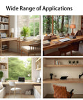 Home office workspaces with bookshelves and desks for using 50 Pcs 3Mm X 40Mm Silver Stainless Steel Dowel Pins 304 For Bookshelf Cabinet Furniture Fixing And Easy DIY Assembly, Durable Metal Dowels For Quick Joints And Strong, Stable Woodworking Projects.