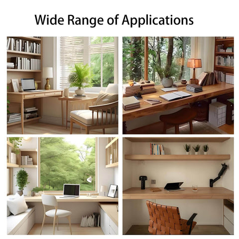Home office workspaces with bookshelves and desks for using 50 Pcs 3Mm X 40Mm Silver Stainless Steel Dowel Pins 304 For Bookshelf Cabinet Furniture Fixing And Easy DIY Assembly, Durable Metal Dowels For Quick Joints And Strong, Stable Woodworking Projects.