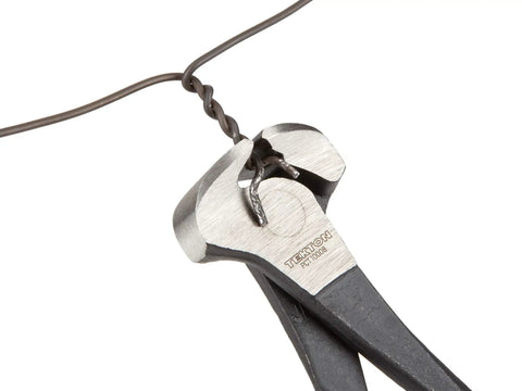 8 Inch End Cutting Pliers For Nails Screws Wires And Staples With Induction Hardened Blades And Overhanging Jaws cutting wire