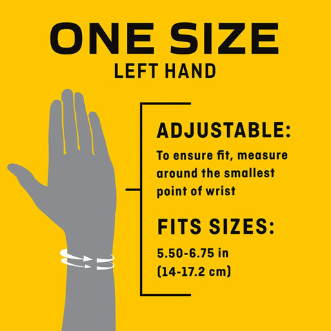 Left Hand Wrist Support For Her Adjustable Moderate Carpal Tunnel Relief With Plush Gel Palm Cushion Easy On Off Sleeve Design Lightweight Breathable All Day Comfy Wear