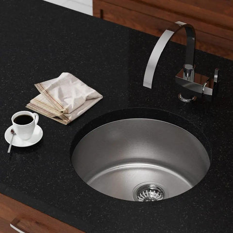 Dual Mount Stainless Steel Kitchen Sink With 18 And A Quarter Inch Single Bowl Over Or Under Mount 304 Grade Stainless 18 Gauge Quiet Durable