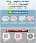 Compatibility chart for Replacement Filters Four Pack For Nail Dust Collectors, Compatible With MelodySusie HPro And SProR Models.