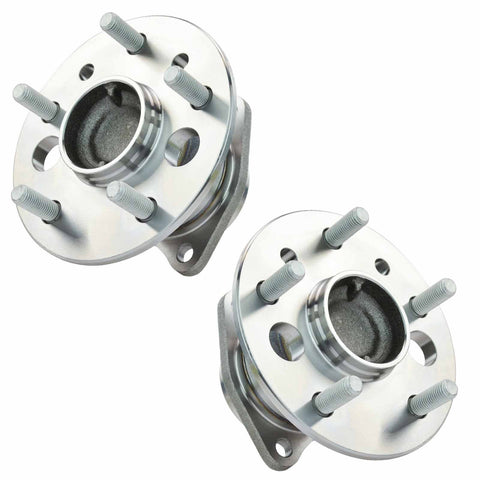 Rear Wheel Bearing And Hub Assembly Set For Lexus ES300 ES330 ES350 Toyota Avalon And Camry 2 Piece Left And Right With ABS Ready To Install Fits 2002 Through 2012 Models displayed in front view