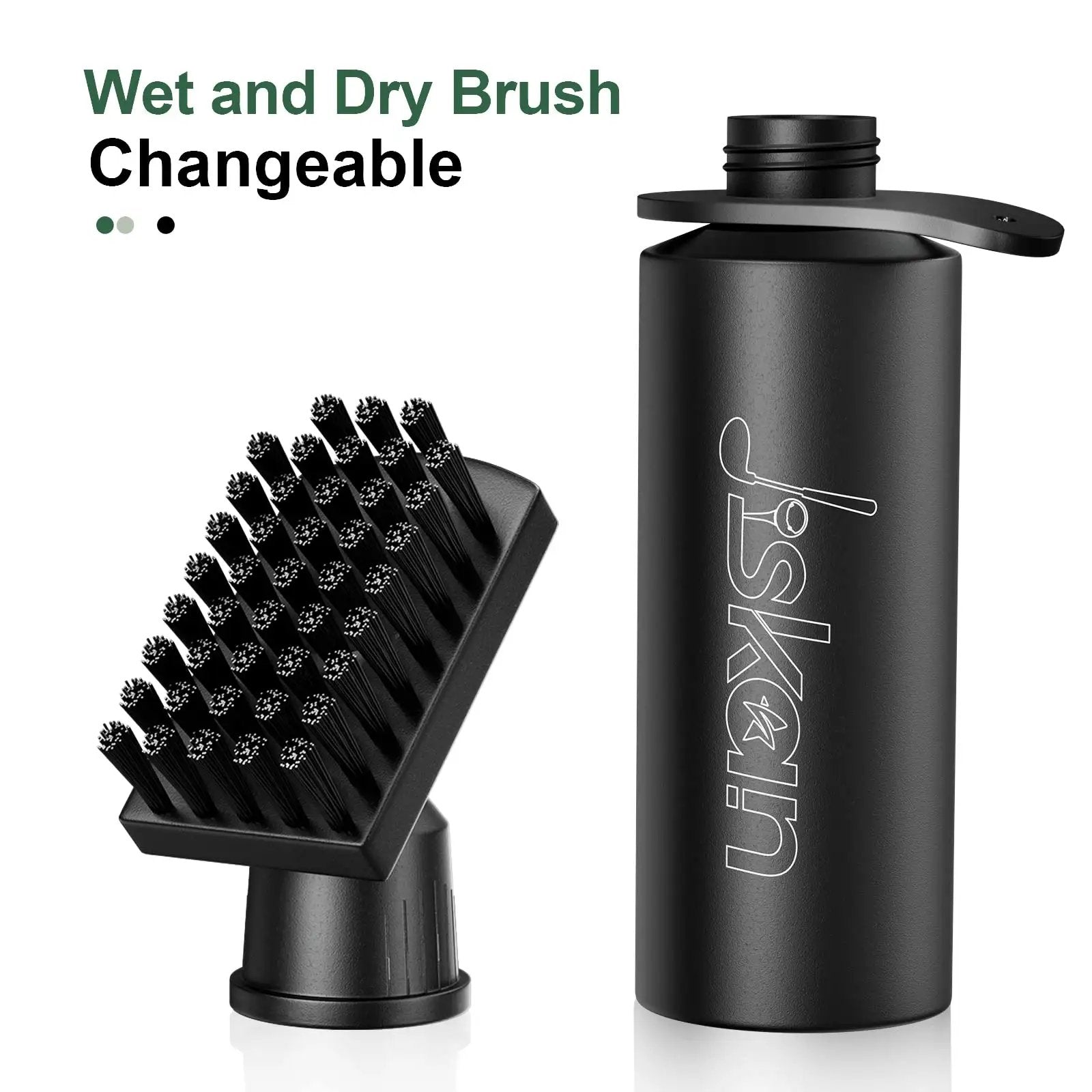 2 Pack Pro Golf Club Cleaner Brush Kit With Squeeze✓