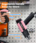 1800W Heat Gun With Stepless Temperature Control And Dual Airflow Compact Heavy Duty Hot Air Gun With Nozzles and Ergonomic Grip