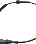 Heavy Duty Abs Wheel Speed Sensor Compatible With Ford Transit Connect 2010 2013, black cable with connectors, direct bolt on swap.