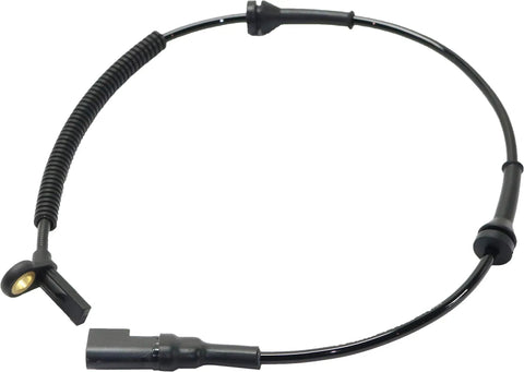 Heavy Duty Abs Wheel Speed Sensor Compatible With Ford Transit Connect 2010 2013, black cable with connectors, direct bolt on swap.