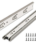 10 Inch Drawer Slides Ball Bearing Full Extension Cabinet Slides 150 Lb Capacity Heavy Duty Steel Glide with screws