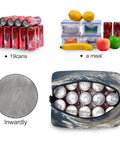 Durable Insulated Lunch Bag Tote With Adjustable Shoulder Strap For Work Picnics Camping And School holding 19 cans