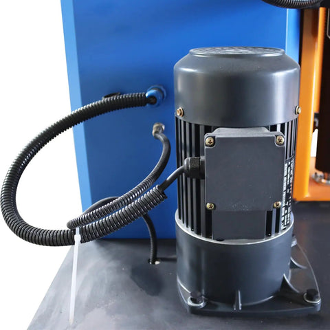 Kickass Heavy Duty Automatic Pallet Stretch Wrap Machine Slick 165Cm Turntable motor details with wiring and connections.