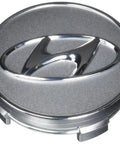 Hyundai Wheel Hub Cap Assembly 52960-3K250 Aluminum OEM Quality Direct Fit Replacement For Hyundai Vehicles front view