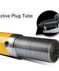 Heavy Duty Hydraulic Bearing Puller Kit With Reinforced Center Pin: Close-up of plug tube, showcasing steel threads and black tip design.