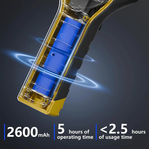 Handheld Thermal Camera With 320x240 TISR Resolution And 120x90 IR High Resolution showing battery compartment details.