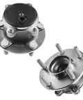 Japan Built Front And Rear Wheel Bearing And Hub Assembly Kit For Mazda 3 And Mazda 3 Sport 2014 2015 2016 2017 2018 5 Bolt ABS Encoder 4 Piece Replacement Set