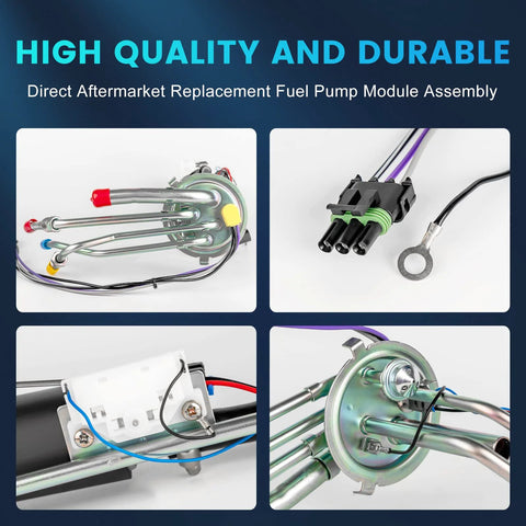 Chevy GMC C K Series Electric Fuel Pump Assembly E3621S Replacement for 1988-1995 V8 V6 with ATPOEN Enhanced Turbo Pump