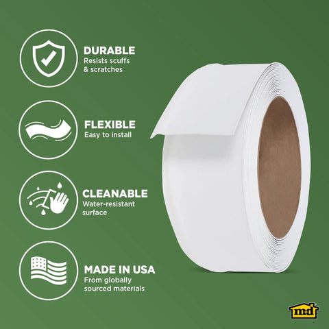 4 Inch Wide Dry Back Vinyl Wall Base Roll With Flexible Toe Kick No Fuss Easy Install Molding For Floors And Baseboards