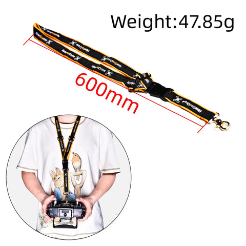 FPV Drone Lanyard Strap Transmitters Adjustable And Detachable Neck Strap Fits All FPV RC Radios Including DJI FPV Remote