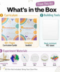 Balancing Bird And 4-In-1 Space Mobile STEM Kit For 3D Pens, 60-page guide and experiment parts