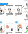 Setup instructions for Keyless Bluetooth Fingerprint Padlock With App Control For Android And iOS No Key Needed Anti Theft.