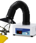 Compact Desktop Fume Extractor For Soldering And DIY Repairs With A 3 Stage Filter HEPA Plus Carbon Portable Smoke Absorber