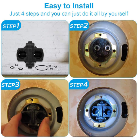 Step-by-step guide to installing a universal shower valve cartridge replacement for easy home renovation and Kohler compatibility.