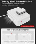 Plug In And Go No Fuss 2000W Noiseless Step Up Voltage Converter 110V To 220V with pop-up overload protector detail