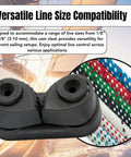 Rugged Nylon Sailing Cam Cleat 130 For Line Size 0.125 To 0.375 Inch 3 To 10 mm Marine Rigging Cleat Built For Sailboats