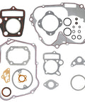 Gasket Kit for 110cc Chinese ATV Dirt Bike Go Kart Quad 52.4mm Bore Head With 48.5mm Fit, Beefed-Up Oil Resistant NY300 Rubber 23 Piece Set