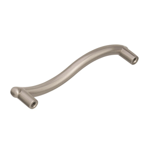 3-3/4 Inch Center To Center Satin Nickel Cabinet Pull In Everyday Heritage Style