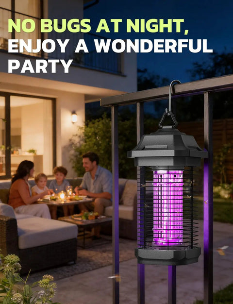 LED Bug Zapper For Indoor And Outdoor Use Powerful Electric Mosquito And Fly Zapper With Five Point Nine Foot Cord Silent Killer