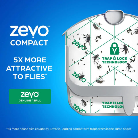 Plug And Play Flying Insect Trap Kicks Out Gnats Fruit Flies And Pesky Moths Zero Chemical Indoor Bug Catcher showing trap design and refill.
