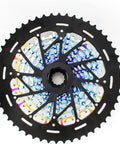 12 Speed Cassette 52T Ultra Light XD Freehub Ready Rainbow Finish For MTB Bikes Built To Shred Trails