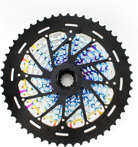12 Speed Cassette 52T Ultra Light XD Freehub Ready Rainbow Finish For MTB Bikes Built To Shred Trails