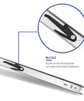 Close-up of Six Pairs Of 24 Inch Full Extension Drawer Slides With Ball Bearing For Side Mount 100 Lb Capacity Hardware