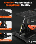 Adjustable Dirt Bike Stand And Motorcycle Lift Jack 1000 Lb Capacity Hydraulic Lift with pedal and non-slip platform