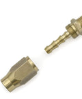 Fast Fix One Quarter Inch Air Hose Repair Fitting With One Quarter Inch MNPT Brass 300 PSI Reusable Leak Free Easy Install For All One Quarter Inch ID Hoses