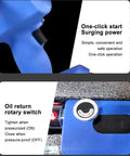 Cordless Electric Cable Cutter With Ratchet Action, 30mm To 65mm, showing control buttons and hydraulic power details.