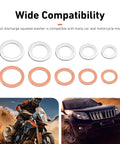 Go To Oil Drain Plug Crush Washer Set For M10 M12 M14 M16 M18 Universal, copper and aluminum washers with wide compatibility