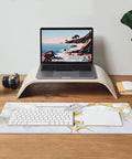 Boss Size Desk Pad For Gaming And Work 31.5 By 11.8 Inches Waterproof Thick Desk Mat White Gold Marble Flower with keyboard setup