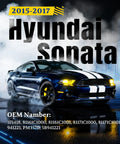 Hyundai Sonata 2015-2017 with OEM Number; Hyundai Sonata Hood Struts Lift Support 2015 2017 Replacement 81161C1000 2 Pcs OEM