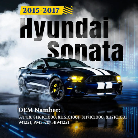 Hyundai Sonata 2015-2017 with OEM Number; Hyundai Sonata Hood Struts Lift Support 2015 2017 Replacement 81161C1000 2 Pcs OEM