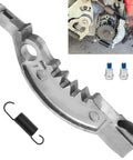 Brake Arm Kit With Spring And Bolts for Hydro Gear EZT RZT ZT Transaxles showing metal arm, spring, bolts, and installation view