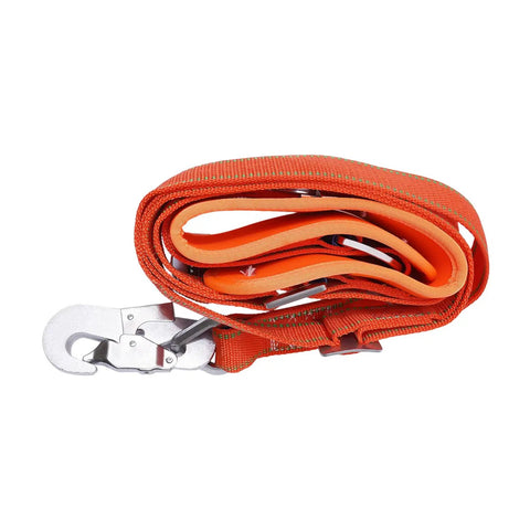 Pro Grade Tree Climbing Spikes Set With Safety Belt And Gloves adjustable non-slip pedal climbing gear orange belt