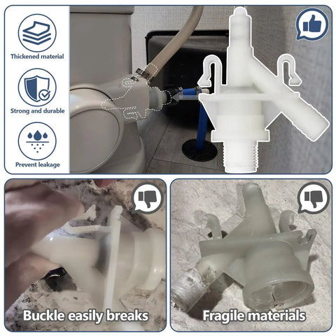 RV Pedal Flush Toilet Water Valve Repair Kit For Select 300 301 310 311 320 321 Series Fits Like A Glove With Freeze Resistant ABS Build And Hassle Free Install Replacement 385311641, white valve installed
